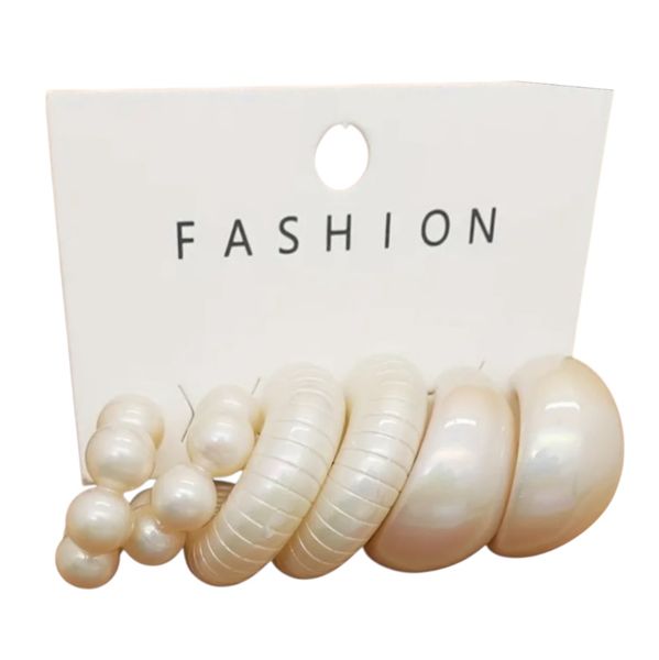 Elegant Earings - 6 Piece