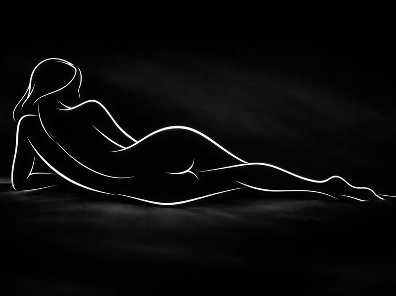 Modern Canvas Wall Art Home Decor - Nude Girl
