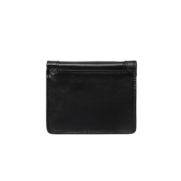 Ultra-thin Black Cowhide Leather Wallet