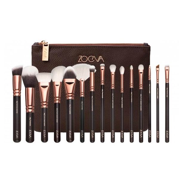 15 Piece Make-Up Brush Set With Pouch