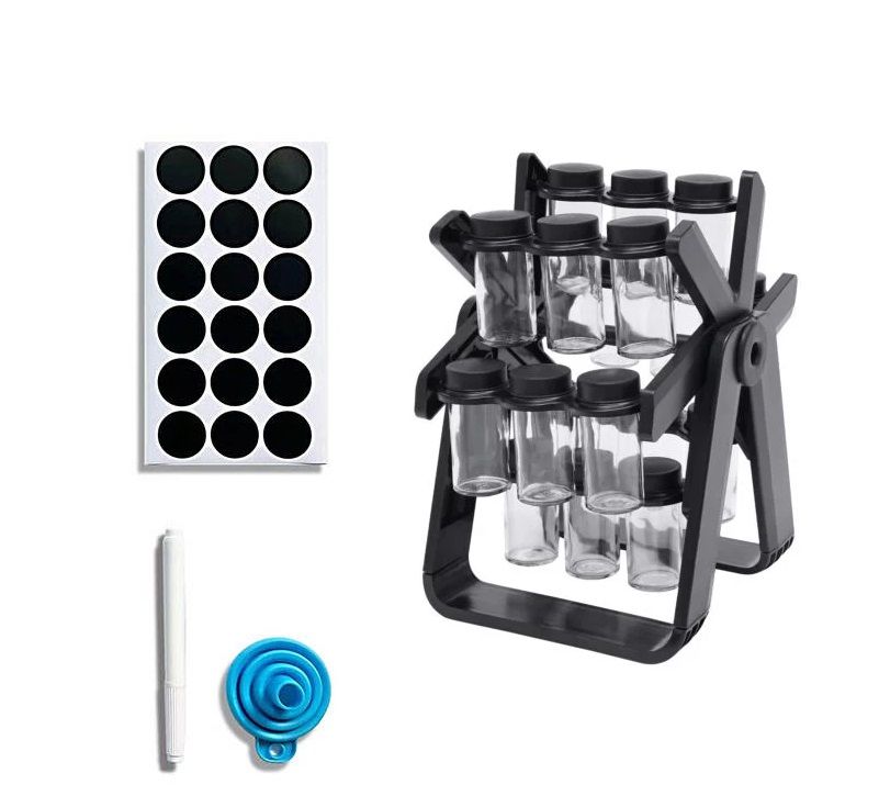 Jack Brown 360 Revolving Ferris Wheel Spice Rack with Label & Chalk Shop Today. Get it