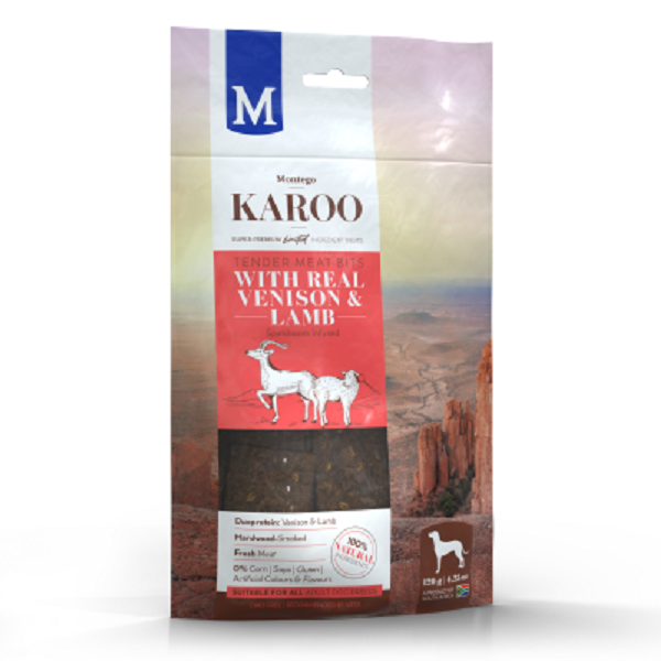 Montego - Karoo Meat Bits Venison &amp; Lamb Dog Treats