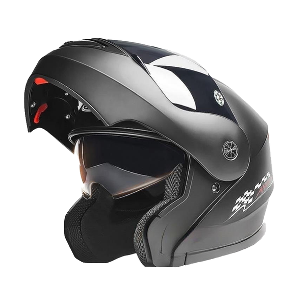 Dual Visor Full Face Motorcycle Helmet for Adults Dirt Bike ATV Off Road