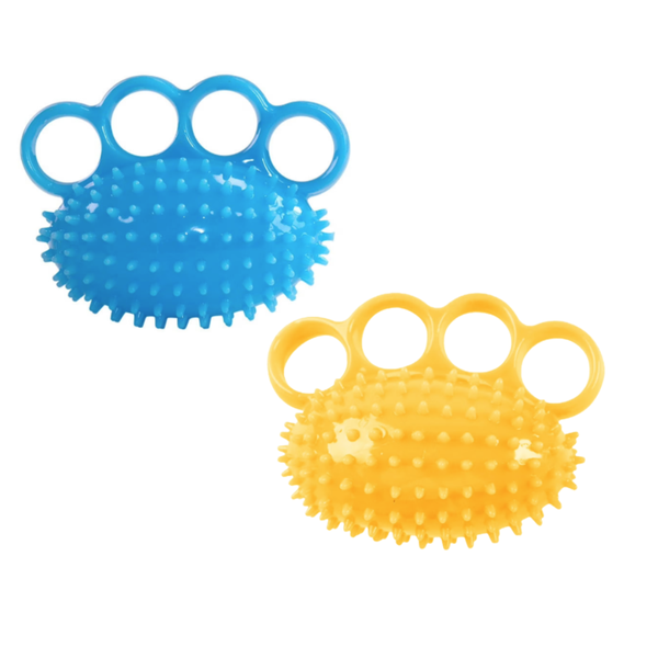 Bestby -Spiky Stress Ball Hand Grip Finger Exerciser Fidget Toy 2Pack