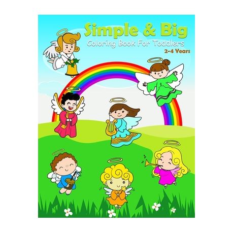 Simple & Big Coloring Book For Toddlers 2-4 Years: My First Jumbo