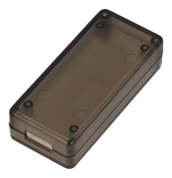 1551USB3TSK ABS Miniature USB Enclosure 65×30×15.5mm Translucent Smoke IP54