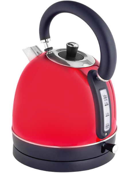 1.8L Capacity 2200W Cordless Electric Dome Kettle with Scale Filter