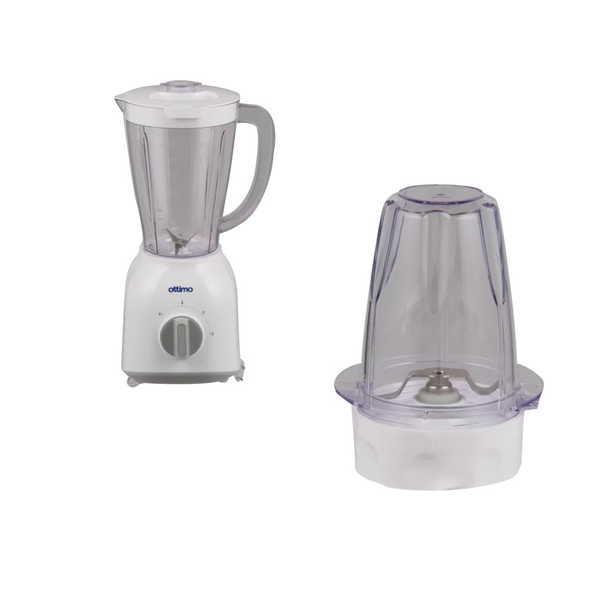Ottimo White Glass 1.5 L Portable Jug Blender and grinder