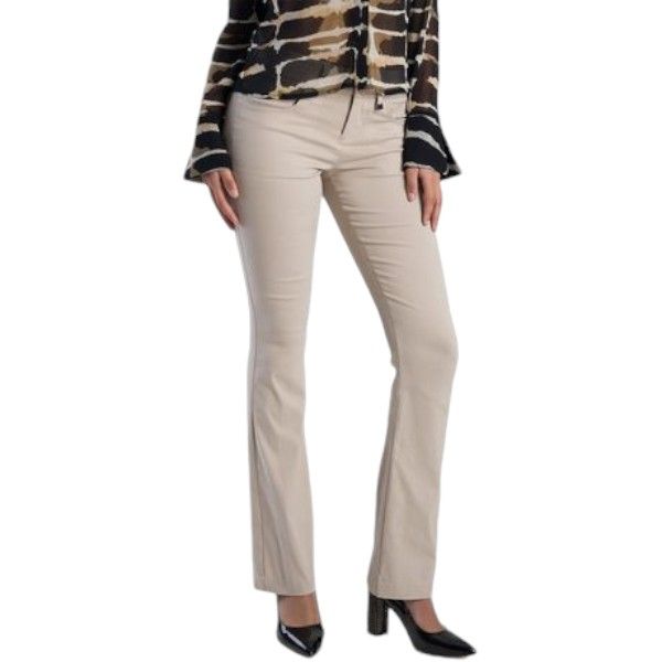 Sissy Boy Womens Tony Mid Rise Bootleg Pant Stone
