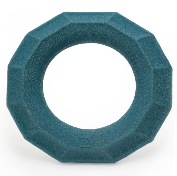ZippyPaws ZippyTuff+ Emerald Ring Chew Dog Toy - Blue