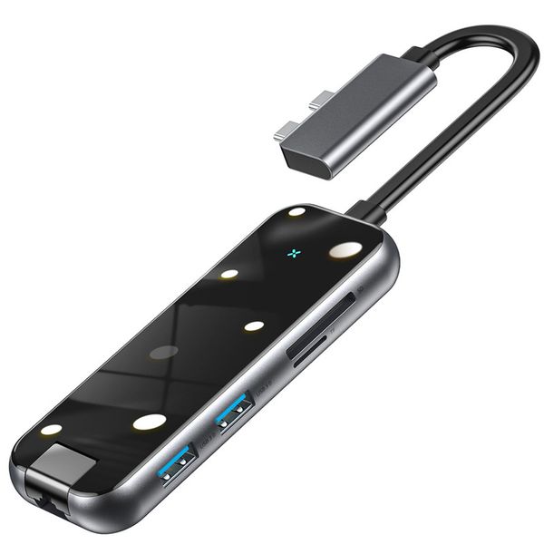 Baseus Multifunctional HUB (2xUSB-C to 2xHDMI+2xUSB3.0xSD/MicroSD+PD+RJ45)