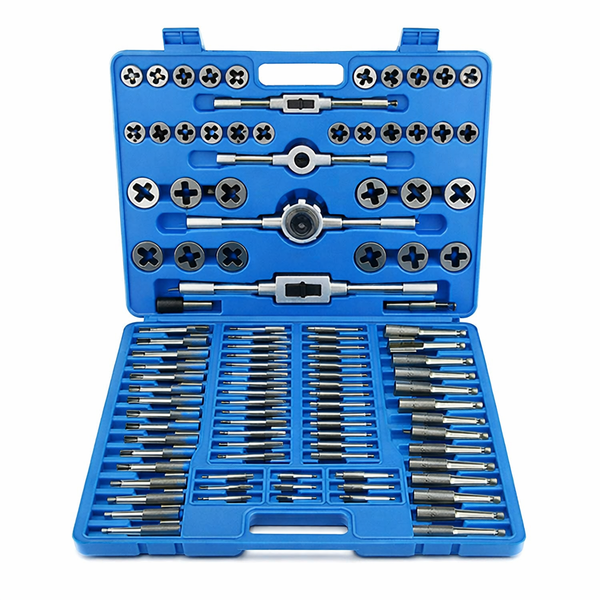 Metric Tap Die Set - 110-Piece, Hard Case