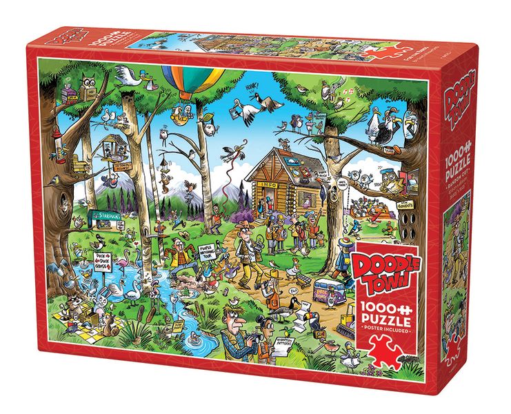 Cobble Hill DoodleTown - Birdwatcher's Paradise 1000 Piece Puzzle