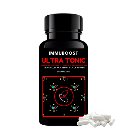 Detox Metabolism Booster Fat Burner Cayenne, Ginger, Tumeric & Black Seed Image