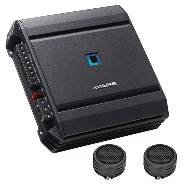 Alpine S2-A36F S-Series 4-channel Power Amplifier &amp; Evo Tweeters