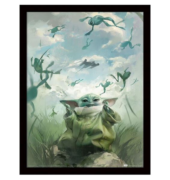 Star Wars: The Mandalorian (Grogu) Framed Collector Print 40cm x 30cm