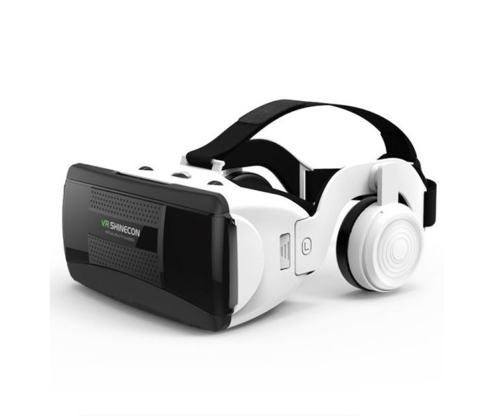 Vr Shinecon Headset with Stereo Headphones