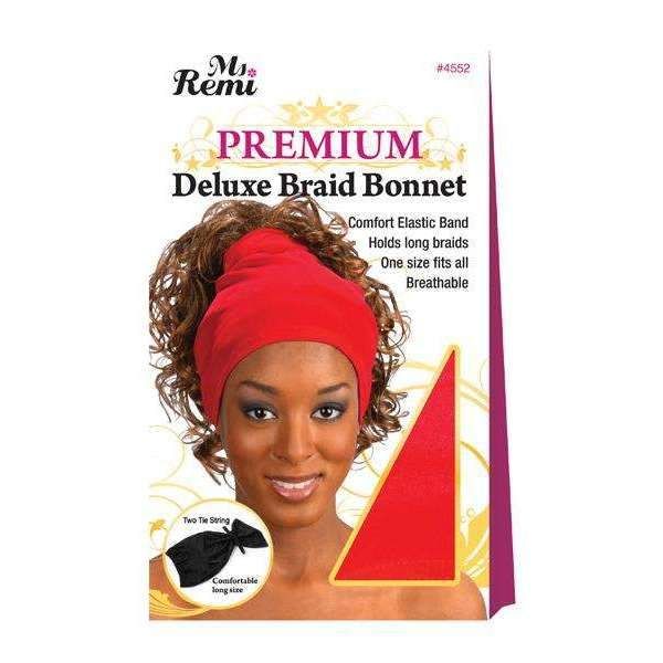 Ms. Remi - Deluxe Braid Bonnet Asst Color- 4 Pack