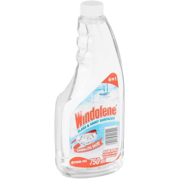 Windolene 750ml - Glass &amp; Shiny Surface Cleaner - Refill - Clear