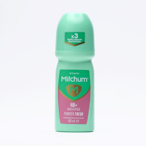 Mitchum Antiperspirant &amp; Deodorant Roll-On for Women 100ml - Powder Fresh