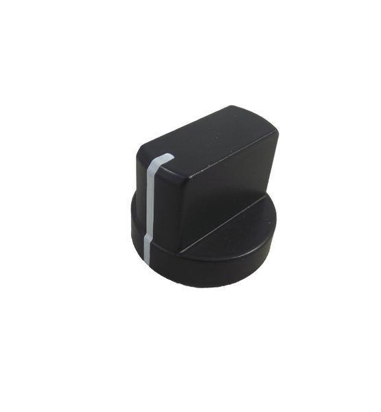 Mentor (5583.6631) Knob, Round Shaft, 6 mm, Aluminium, Pointer, 24.5 mm