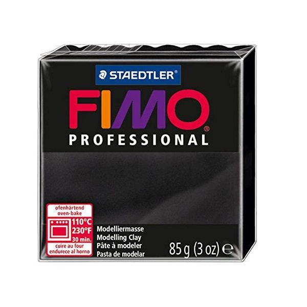 Staedtler Mod. clay Fimo professional black 85g