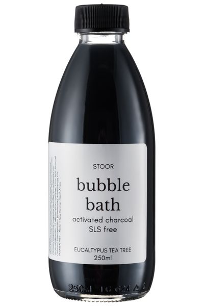 SLS Free Activated Charcoal Bubble Bath - Eucalyptus Tea Tree - 250ml