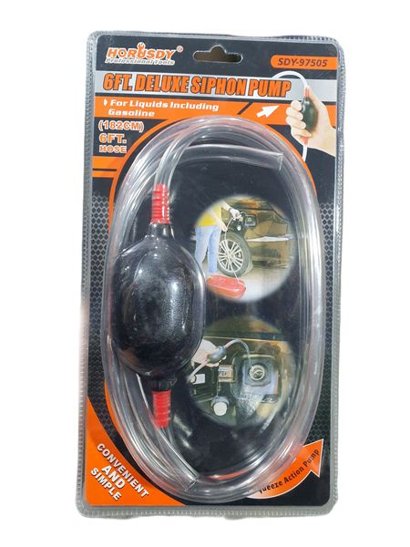 Horusdy 6FT Deluxe Siphon Pump