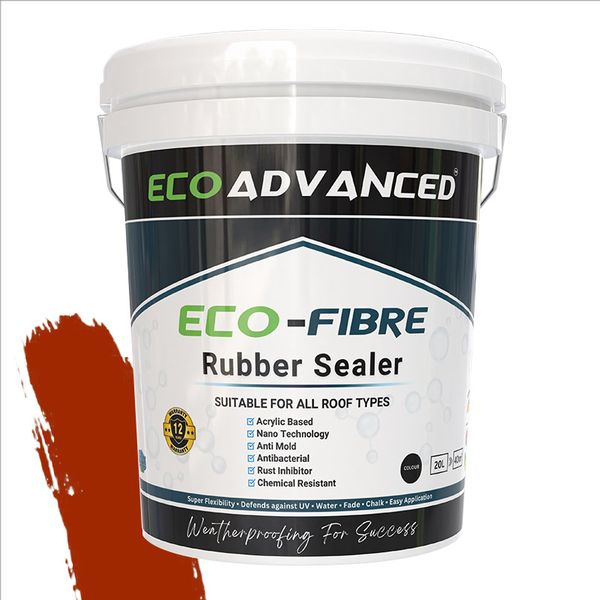 Eco Advanced Ecofibre Rubber Sealer 20L Terracotta
