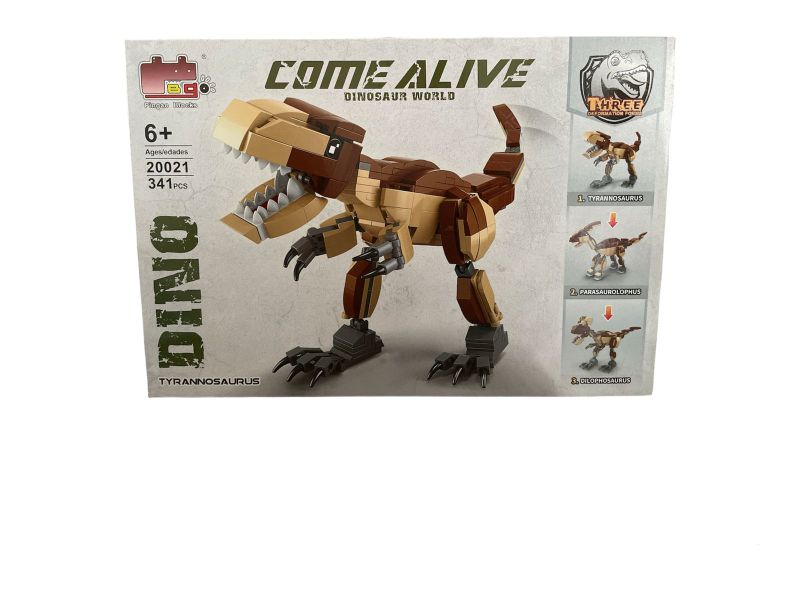 Come Alive Tyrannosaurus Dinosaur Building Blocks Set