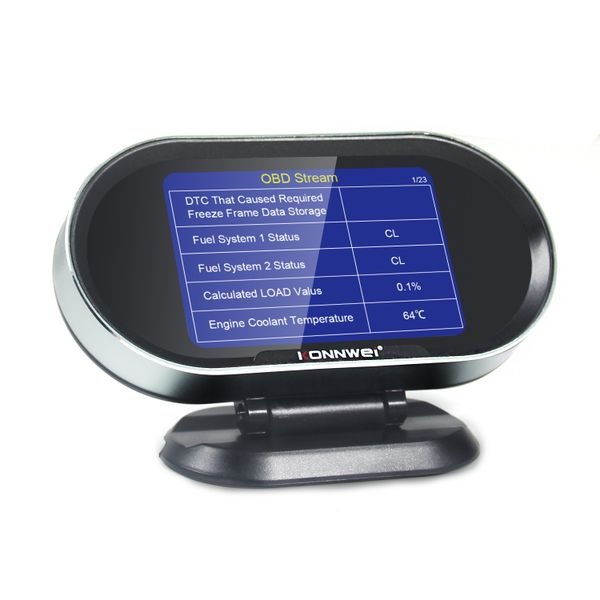 ONNWEI new KW206 car fault scanner+head up display 2-in-1