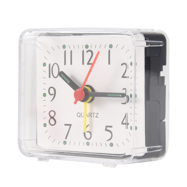 Portable Cute Mini Multi-Function Table Clock White