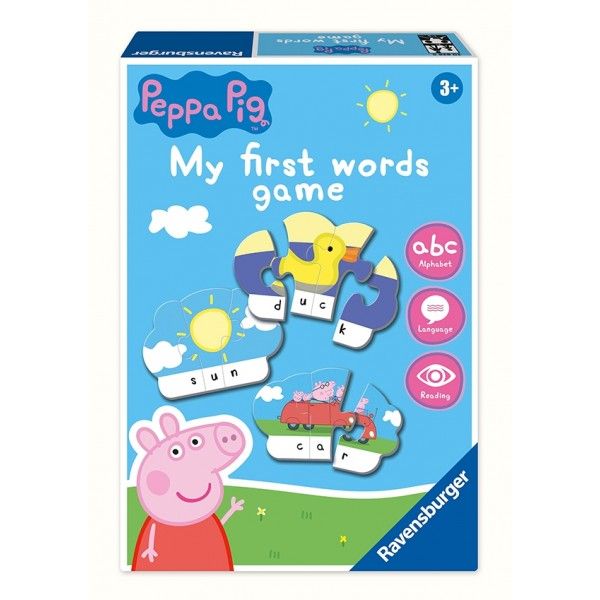 Ravensburger - Peppa Pig - My First Words Puzzle Game - 4yrs+