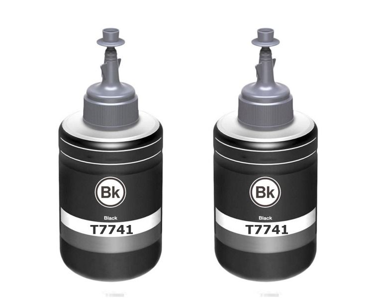 Epson T7741 / 7741 Twin Black Ink Bottles - Compatible