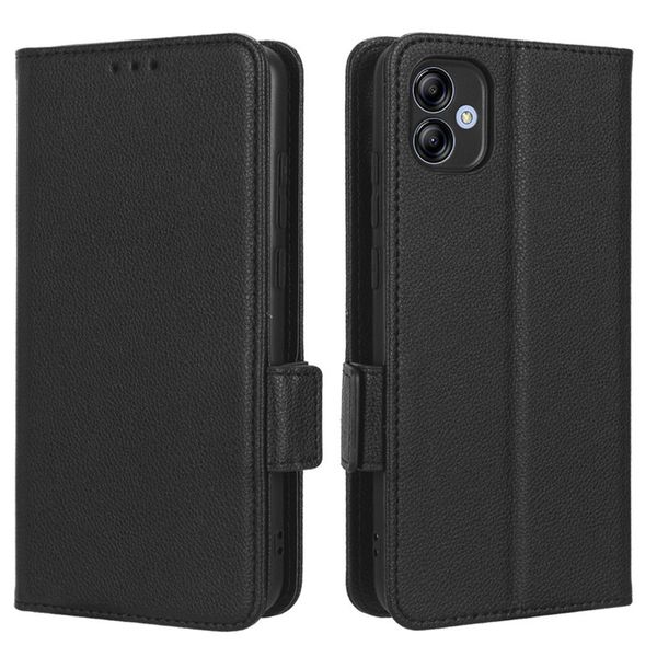 Side Buckle Lychee Patterned Leather Case Compatible With Honor Magic4 Lite