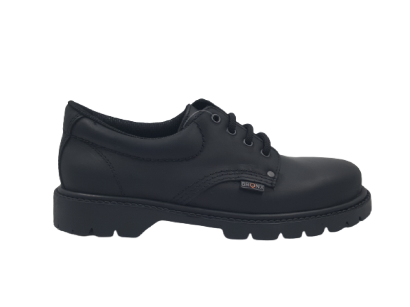 Bronx D1 Men's Lace Up Shoe - Black