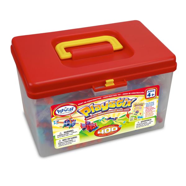 Popular Playthings Playstix Super Set: 400 Pieces