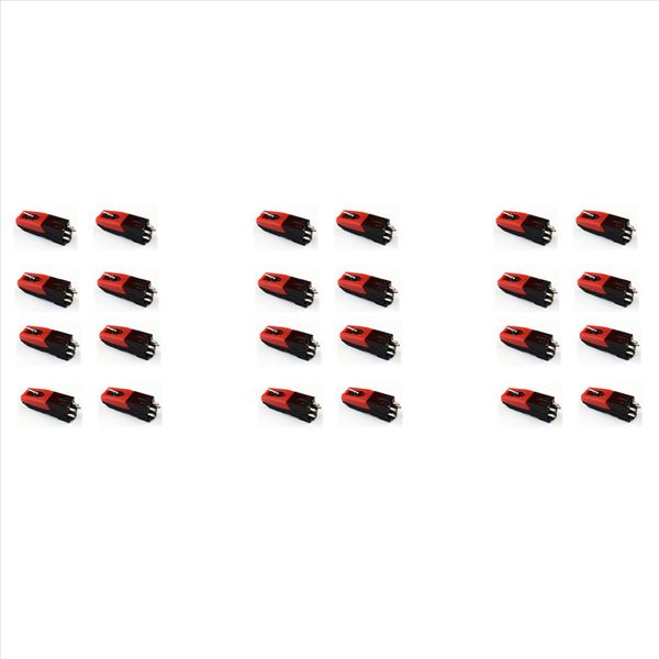 8 Pcs Aluminum Turntable Diamond Stylus Needle For Lp Record Player