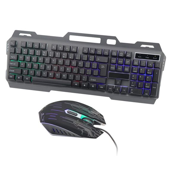 Gaming Keyboard and Mouse - Black