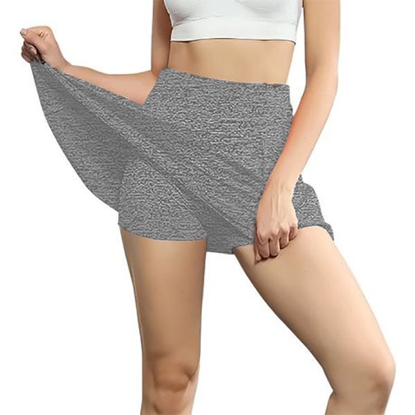 Women Sports Quick Drying Tennis &amp; Golf Skirt -Light Grey