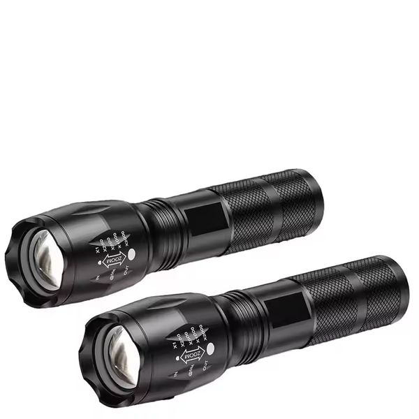 2 Packs LED Flashlight - Bright, Zoomable, High Lumens Flashlights