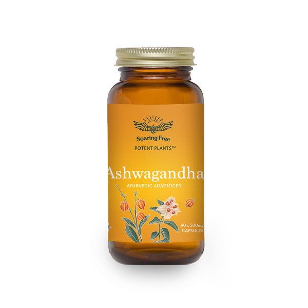 Soaring Free Potent Plants - Ashwagandha 500mg CAPSULES
