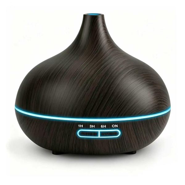Dark Brown Fragrance Diffuser Humidifier, Suitable for Offices and Homes