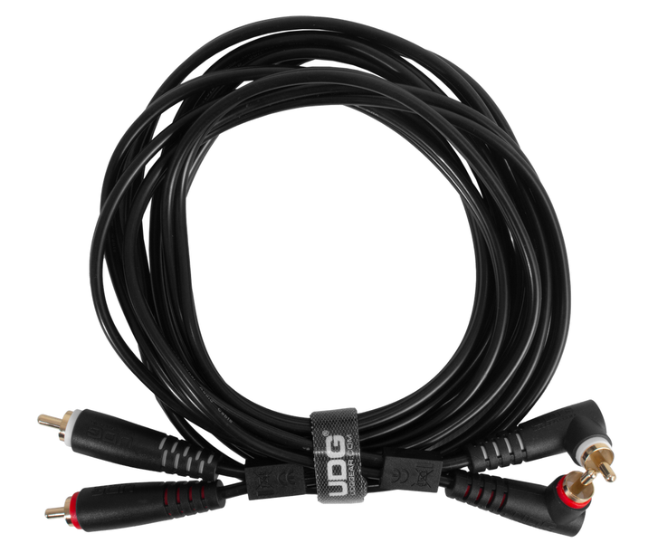 UDG Ultimate Audio Cable Set RCA Straight - RCA Angled 3m