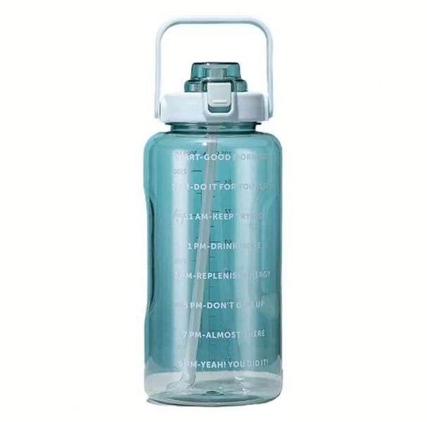 2L Water Bottle with Motivational Time Marker