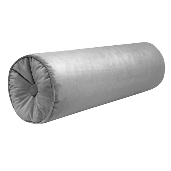Lifestyle Bolster Deep Button Cushion - 60 x 20cm - Velvet