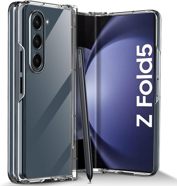 Shockproof Clear Pouch Gel Case Compatible with Samsung Galaxy Z Fold 5