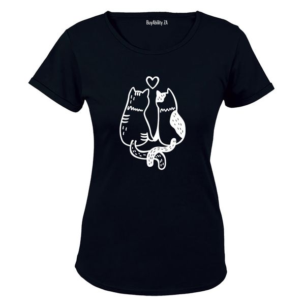 Valentine Cats - Ladies - T-Shirt