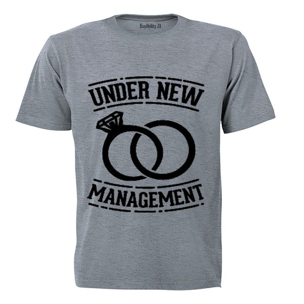 Under New Management - Rings - Mens - T-Shirt - White