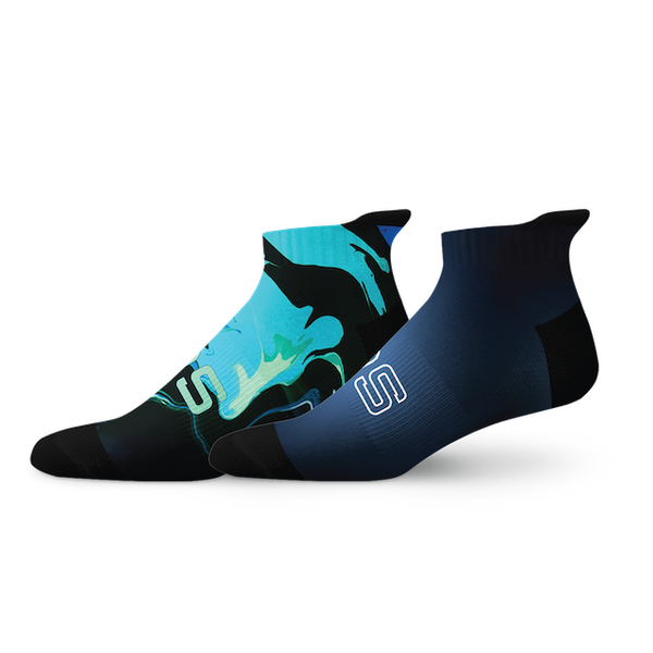 Sox Footwear Acid Wash Tab Combo 2 Pack Socks